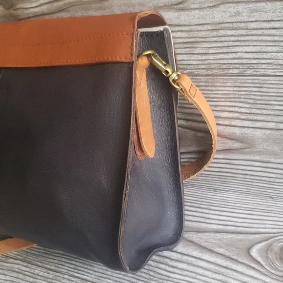 MADEWELL crossbody saddle tricolor bag - Picture 3 of 8